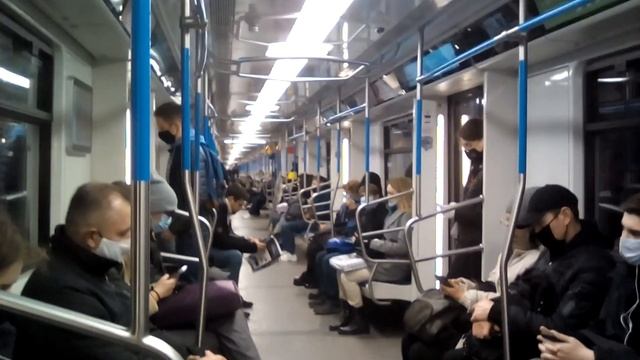 Сокольническая линия метро. Москва 2019. Бульвар Рокоссовского - Коммунарка. смотреть онлайн