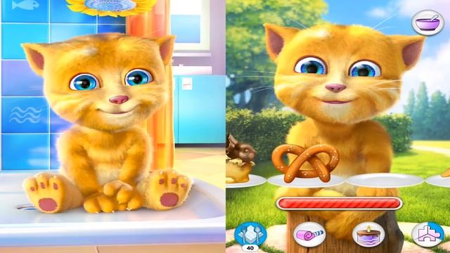 Джинджер Рыжий говорящий котик Мой говорящий Том и его друзья My talking Tom and friends Ginger смотреть онлайн