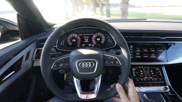 2021 AUDI Q8 55 TFSI QUATTRO V6T - STUNNING SPEC - NAVARRA BLUE / BLACK OPTICS - In Detail смотреть онлайн