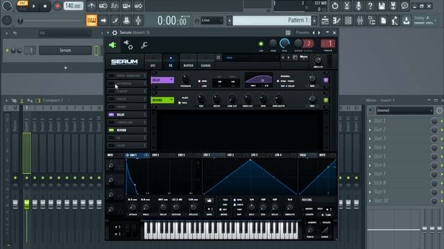 Как накрутить Pluck в Serum в Fl Studio 21 в 2023 | Как накрутить плак в Серум смотреть онлайн