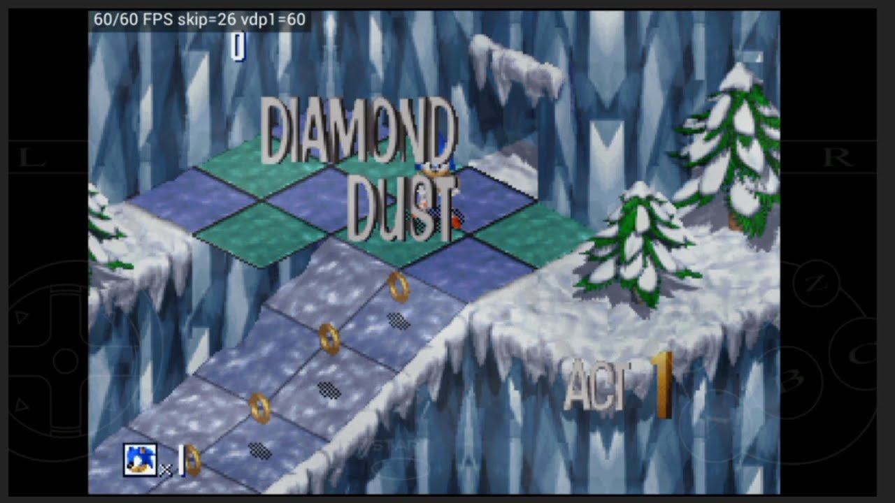Diamond Dust Zone from Sonic 3D Flickies Island Japanese ROM Blast Android Yabo Sanchiro #christmas смотреть онлайн