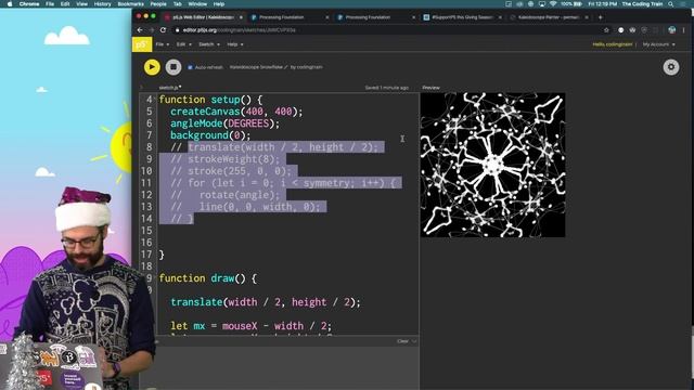 Coding Train Live: Processing Foundation Holiday Telethon 2019 смотреть онлайн
