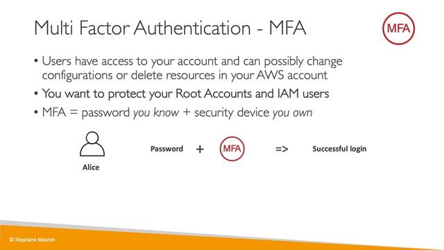 AWS IAM MFA Introduction смотреть онлайн