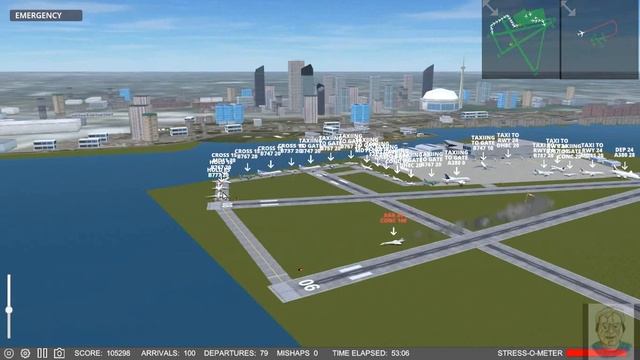 Airport Madness 3D Toronto Island with Emergencies Long Play смотреть онлайн