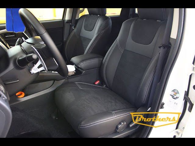 Чехлы на Mitsubishi Pajero Sport 3 с продленной алькантарой смотреть онлайн