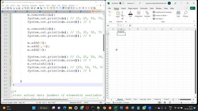 Java - Day 90 (in Telugu) - Collections: ArrayList (part2) addAll(), removeAll(), retainAll(), etc. смотреть онлайн