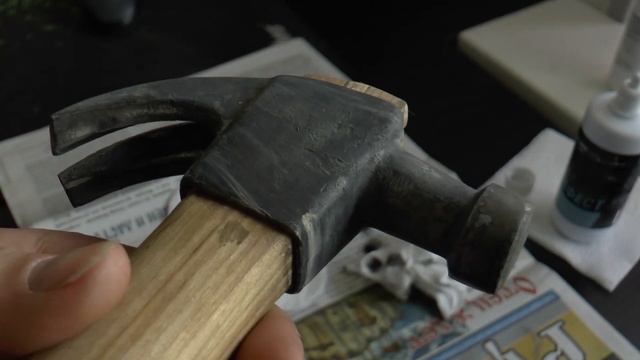 РЕСТАВРАЦИЯ. Малый ПЛОТНИЦКИЙ МОЛОТОК СССР. КЛЕЙМО РТО. ВОРОНЕНИЕ МЕТАЛЛА. смотреть онлайн