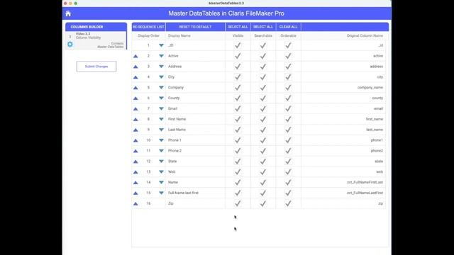Mastering DataTables in Claris FileMaker Pro 3.3 - Column Visibility смотреть онлайн