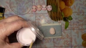 Как создать  телесный цвет для личиков.  МК. Мякинина Алла.