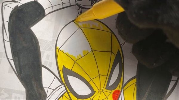 I mixed Spiderman with Pikachu. #howtodraw #spiderman #pikachu #coloringbook