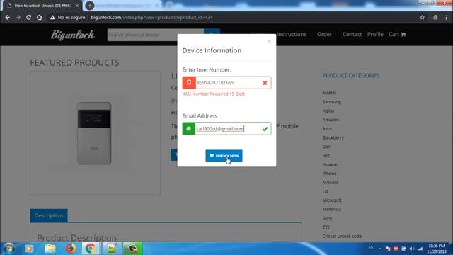 código para liberar ZTE mf63 USB Modem - para usar con cualquier operador del mundo. смотреть онлайн