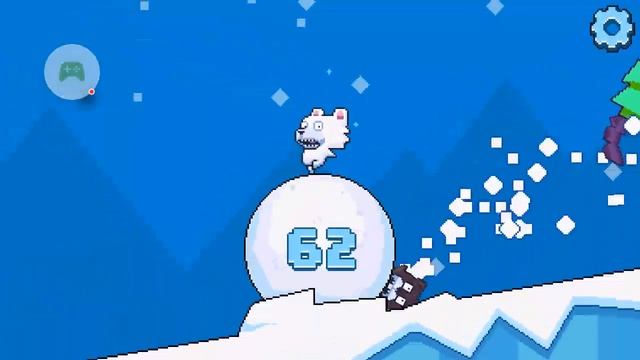 ROLLER POLAR ЛУЧШАЯ НОВОГОДНЯЯ ИГРА от NITROME на ANDROID!!! смотреть онлайн