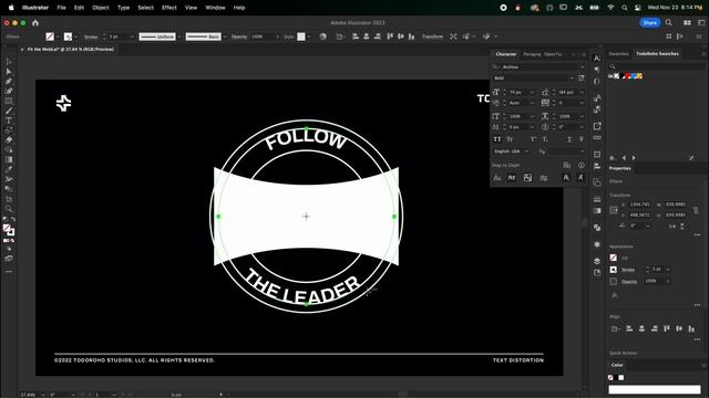 How to distort type like a pro (6 EASY ways) | Adobe Illustrator смотреть онлайн