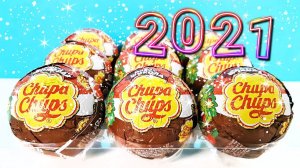 НОВОГОДНИЕ ШАРЫ ЧУПА ЧУПС 2021! Новая серия игрушки на ЁЛКУ! Unboxing NEW Surprise Eggs Chupa Chups