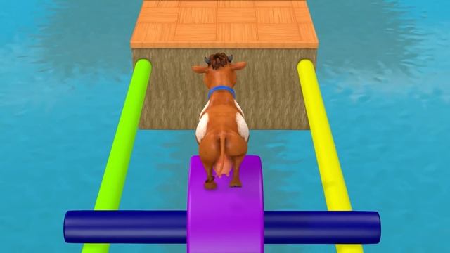 Paint & Animals Cow Mammoth Elephant GORILLA Hippo Chicken Fountain Crossing - Paint Color #part41 смотреть онлайн