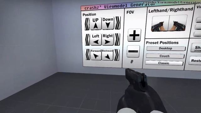 Как поменять положение рук в CS:Go смотреть онлайн