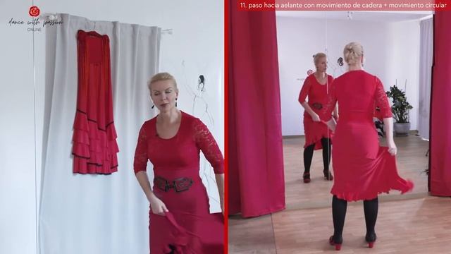 Flamenco choreografie kurz online - ukázka смотреть онлайн