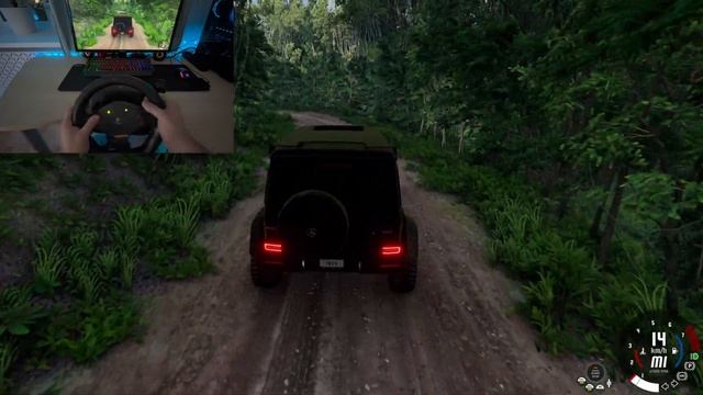 Realistic offroading in a Mercedes-Benz G-Class 4x4 - BeamNG.Drive смотреть онлайн