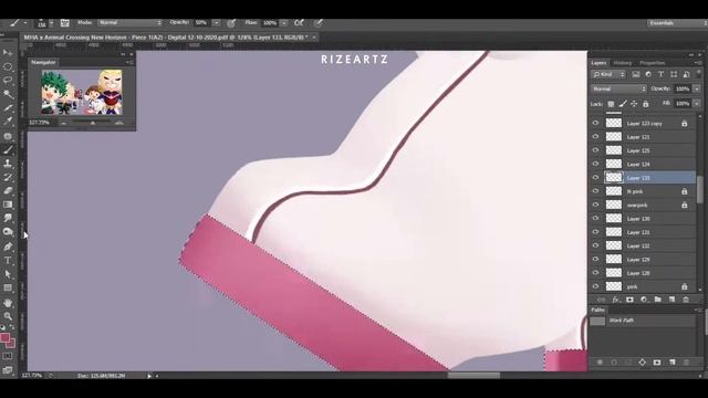 Speedpaint - MY HERO ACADEMIA x ANIMAL CROSSING! - Adobe Photoshop смотреть онлайн