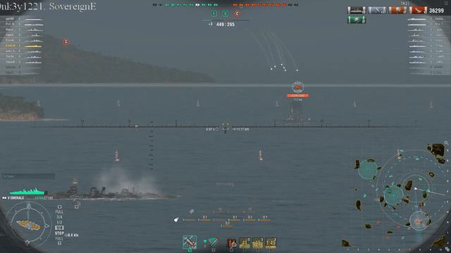 World of Warships 0.5.13.1 - Emerald 15 Citadel Fun Game смотреть онлайн