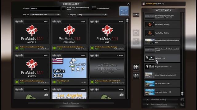 ATS 1.43 Promods 1.1.1 MAP COMBO Reforma 2.2.5 C2C 2.12.43.2 Midwest Exp Caribbean map 1.2.1 etc смотреть онлайн