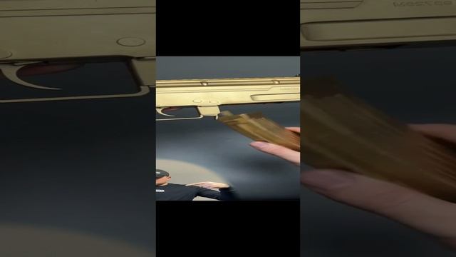 Игрушечный пневматический автомат Калашникова АК-47 с гидрогелевыми шариками #short #shorts смотреть онлайн