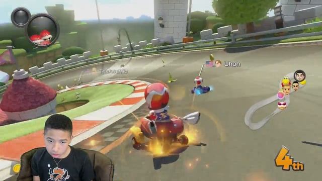 Mario Kart 8 Deluxe Live With theawesomemic (Playing with fans) смотреть онлайн