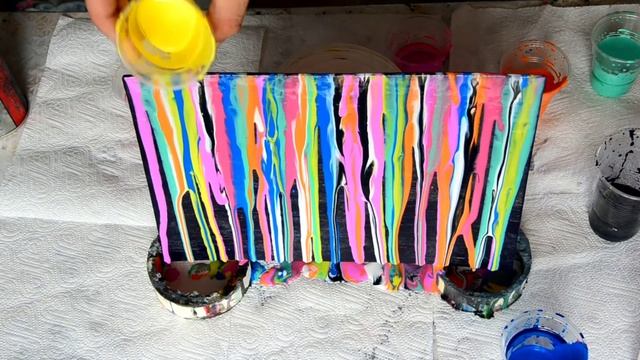 fluid art. Рисуем жидким акрилом-ЭКСПЕРИМЕНТ. смотреть онлайн