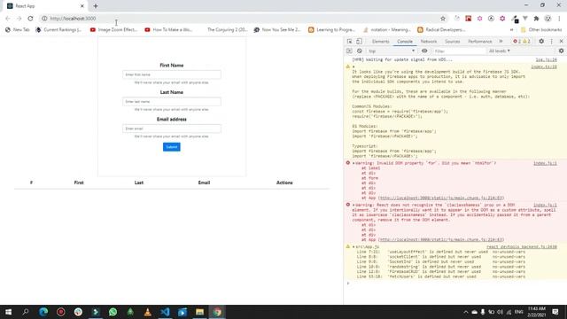 Real Time Listener Firebase with React.js | React-Firebase | React tutorial | part 4 | Urdu\Hindi смотреть онлайн