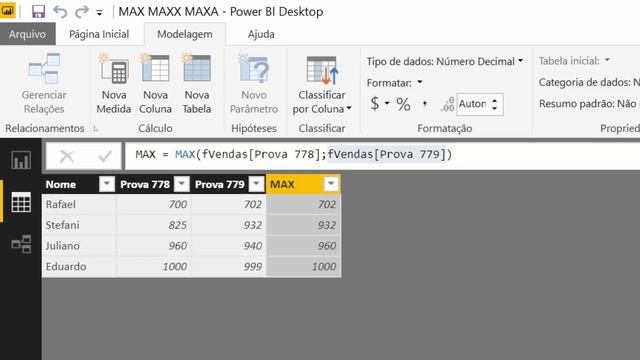 Power BI - Funções Máximo e Mínimo em DAX смотреть онлайн