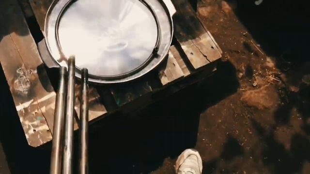 Садж из бороны, от заготовки до готовки. смотреть онлайн