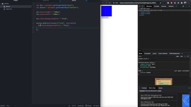 JavaScript DOM Manipulation: Examples for Beginners смотреть онлайн