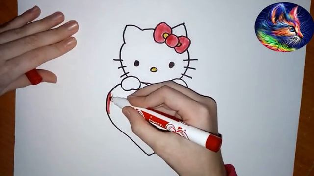 Як легко намалювати Хелоу Кітті / День Валентина /How to draw Hello Kitty / Happy Valentine's Day! смотреть онлайн