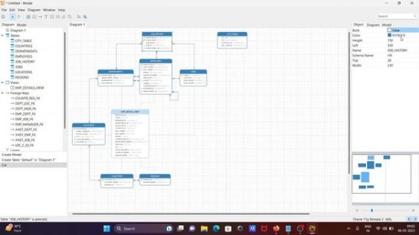 How to create database Model in Navicat