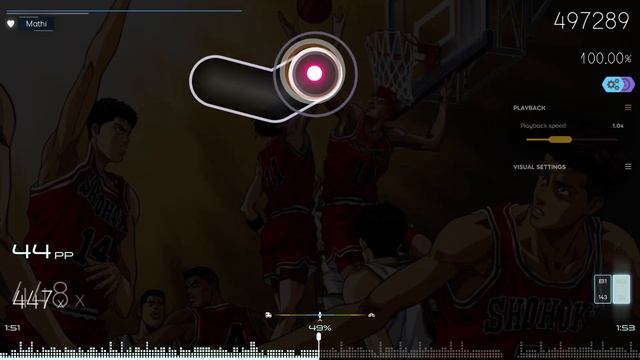 osu! Map Showcase - BAAD - 君が好きだと叫びたい (Auto play) смотреть онлайн