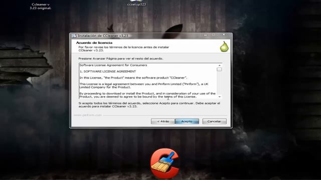 Descargar e instalar el Ccleaner actualizado original 2013. смотреть онлайн