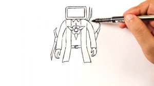 Как нарисовать Титан ТВ Мена