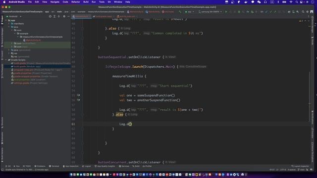 android kotlin method execution time | android function execution time | android measureTimeMillis смотреть онлайн