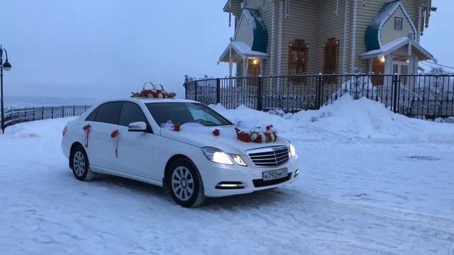 Автомобиль на свадьбу Mercedes Бизнес класс зима Киров смотреть онлайн