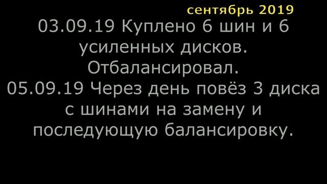 Шины и диски. Оценка после многих лет эксплуатации... смотреть онлайн