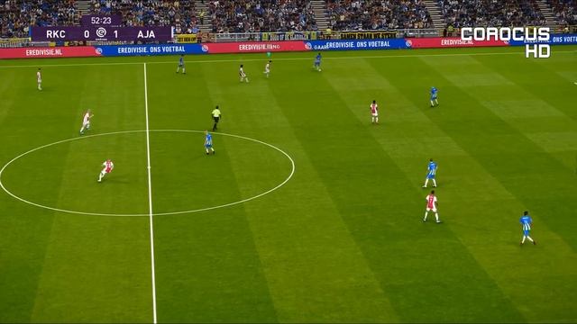 RKC Waalwijk vs Ajax | 2019-20 Eredivisie | PES 2020 смотреть онлайн