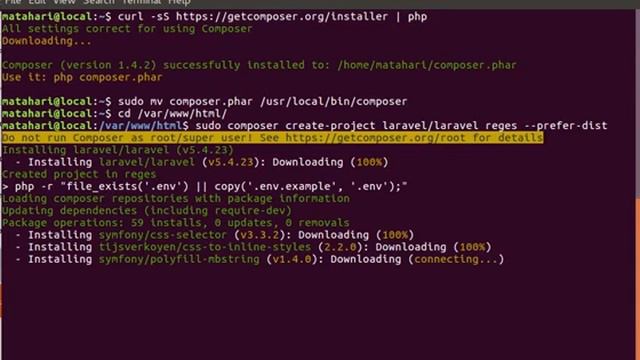 Install Laravel 5 4 On Ubuntu 16 04 смотреть онлайн