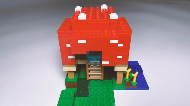Lego Minecraft 21179 - The Mushroom House Speed Build смотреть онлайн