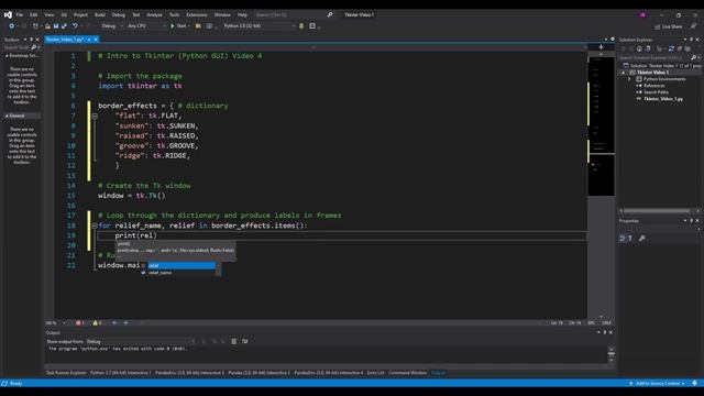 Python Tutorial - Frames in Tkinter смотреть онлайн