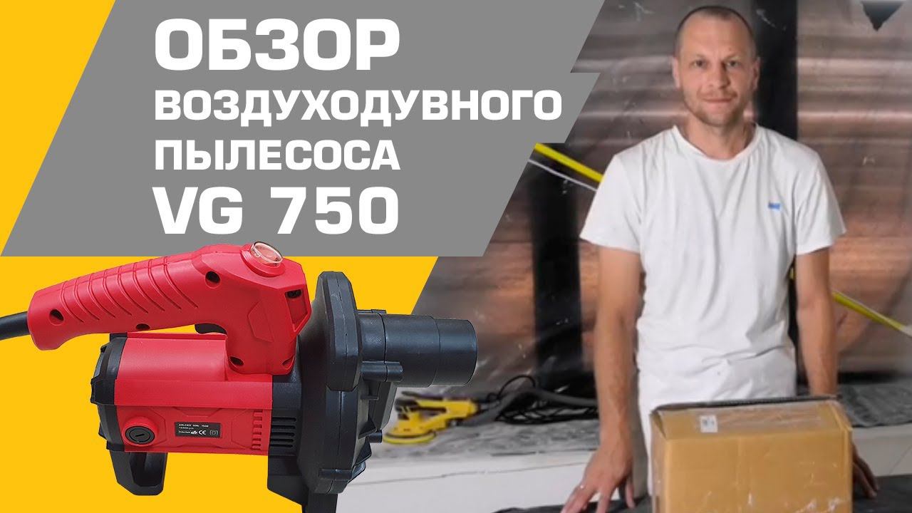 ПЫЛЕСОС ВОЗДУХОДУВНЫЙ VG750 | Обзор смотреть онлайн