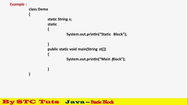 static block in java (हिंदी में) смотреть онлайн