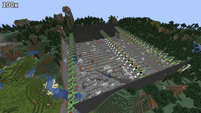 Best way to make a perimeter in NETHER——Compact Double Speed World Eater MCJE 1.13.1+ смотреть онлайн