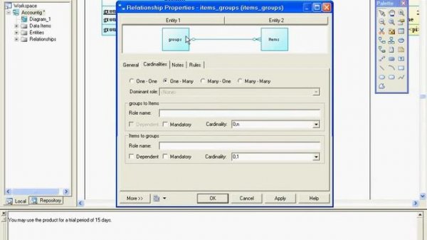 8 - Using Power Designer to Design Conceptual Models & Generate Tables to ORACLE