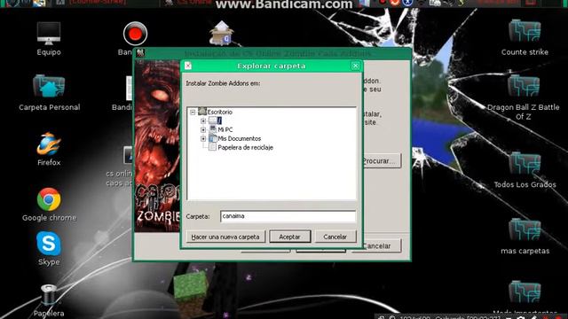 Como Descargar e Instalar zombie caos mod para counter strike 1.6 смотреть онлайн