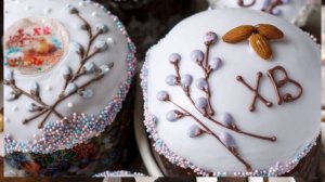 Как украсить куличи на Пасху